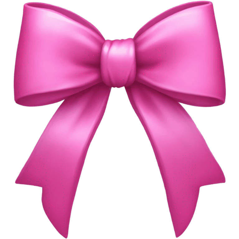 Pink bow emoji