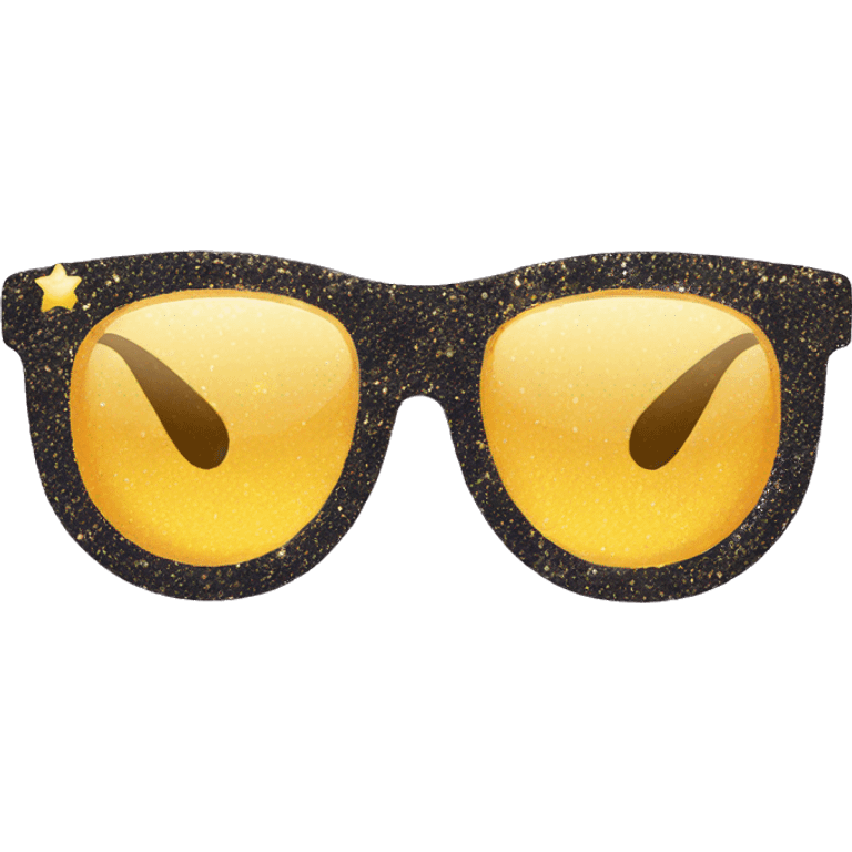 Glitter sunglasses  emoji