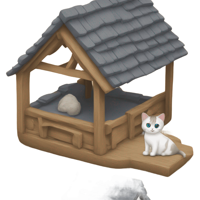 cat house emoji