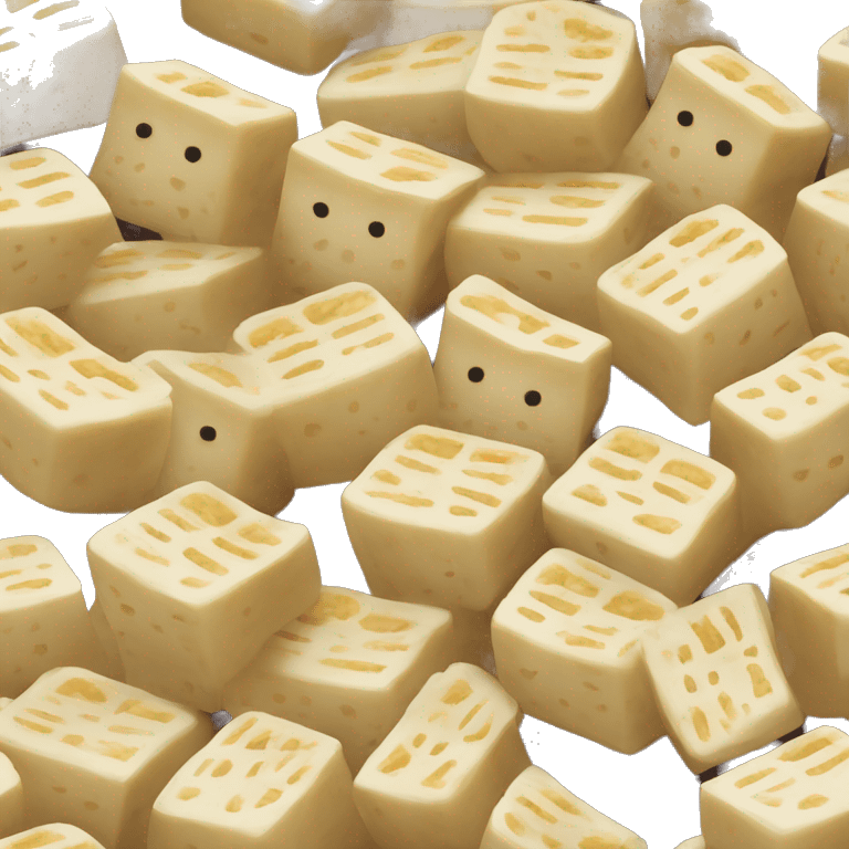 Tofu ramen emoji