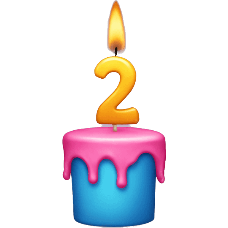 21st birthday candle emoji