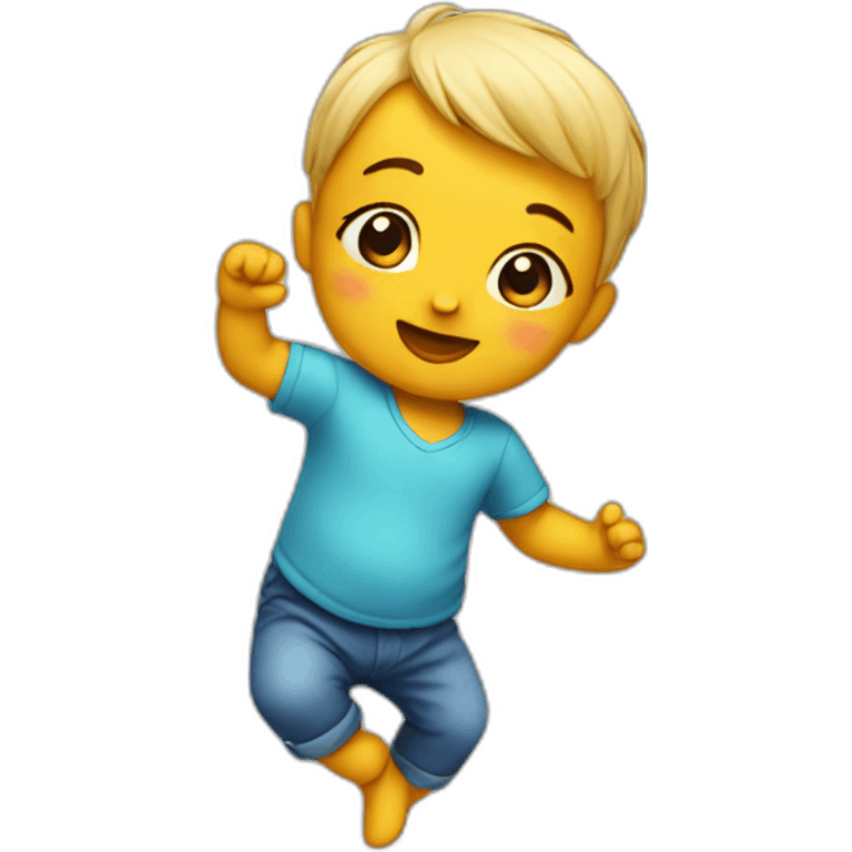 Baby dancing emoji