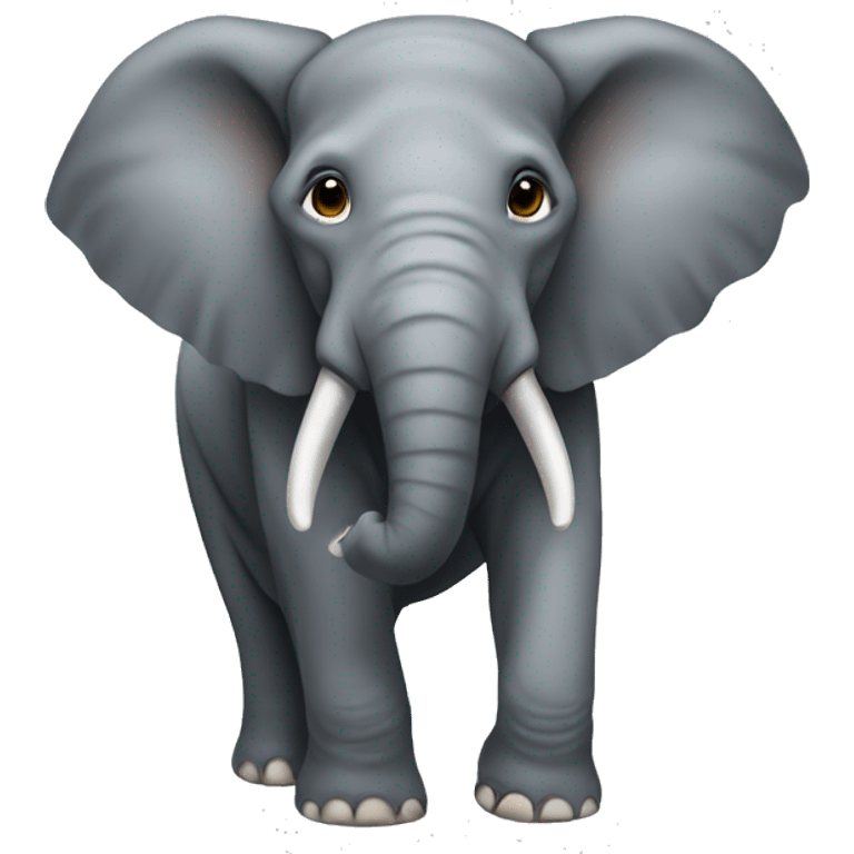 Visual of an elephant emoji