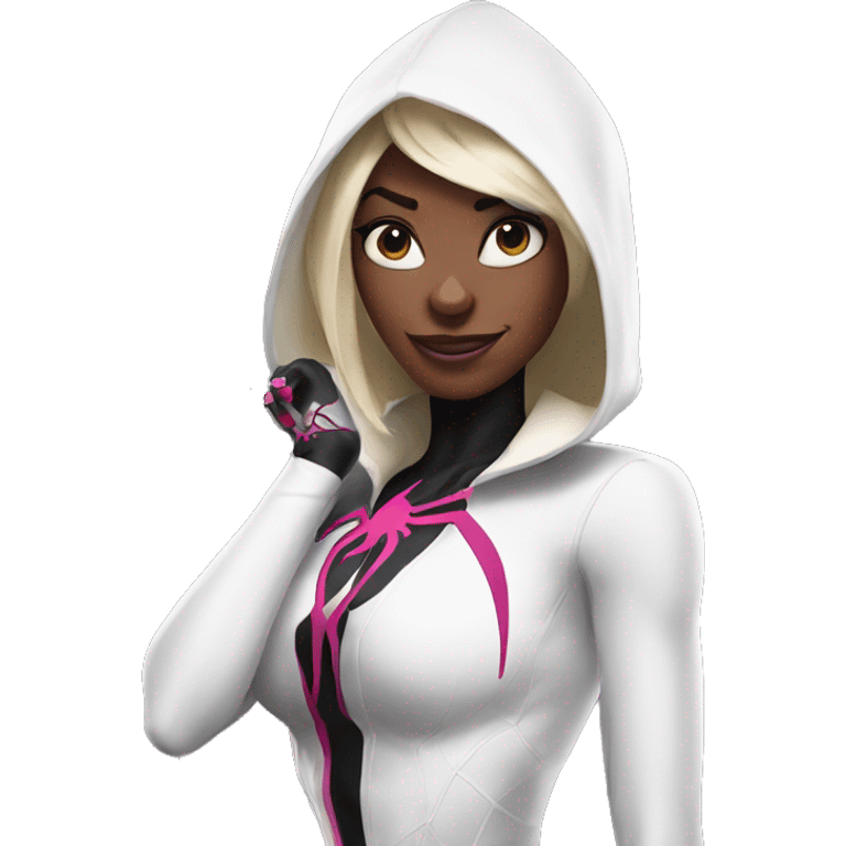 Spider-Gwen pose emoji