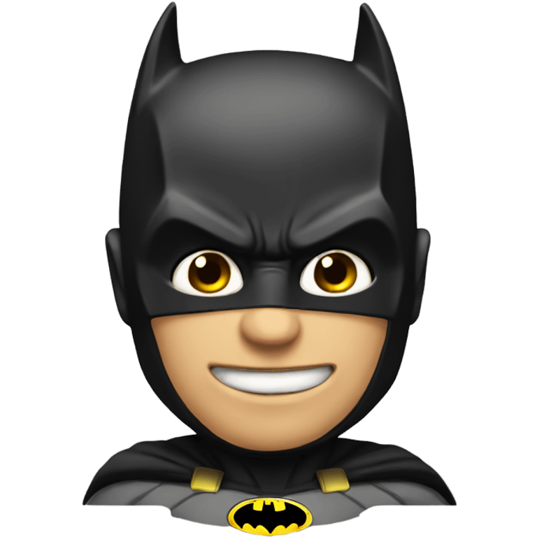 Batman happy emoji