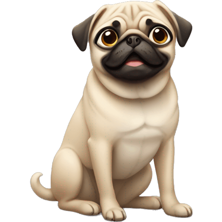 Pug dog emoji