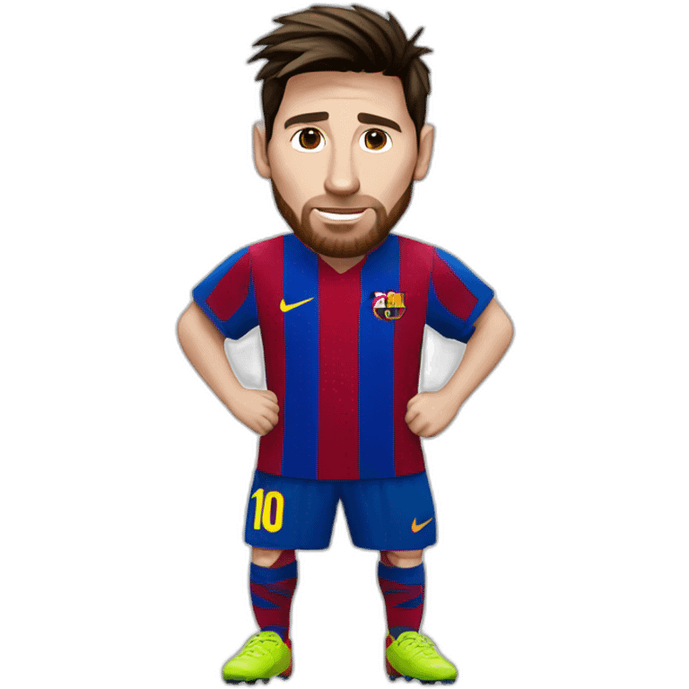 Messi debout emoji