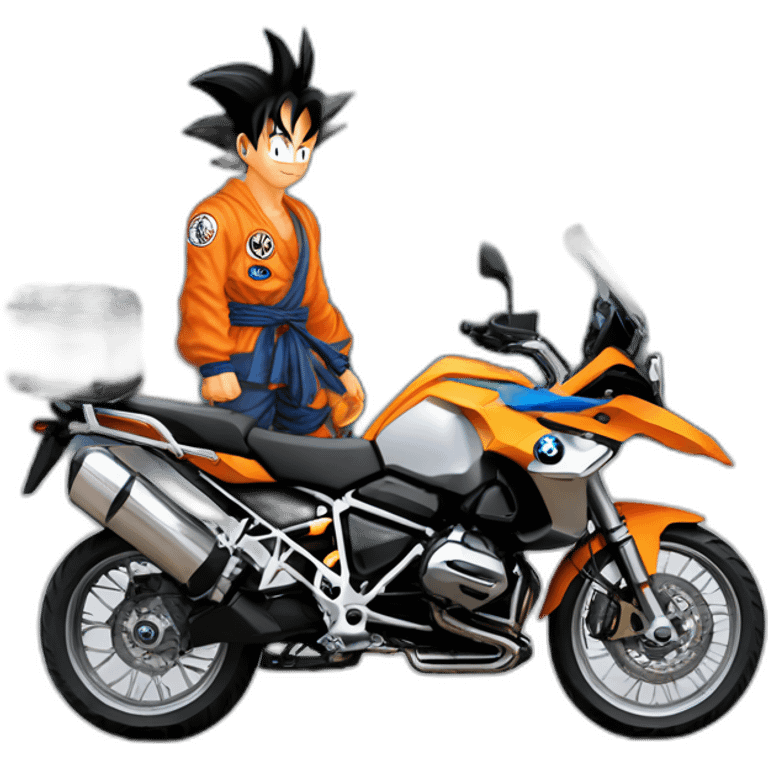 son goku bmw gs emoji