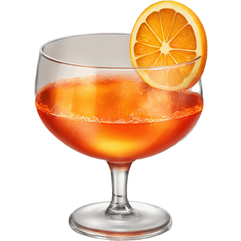 Taça de aperol emoji