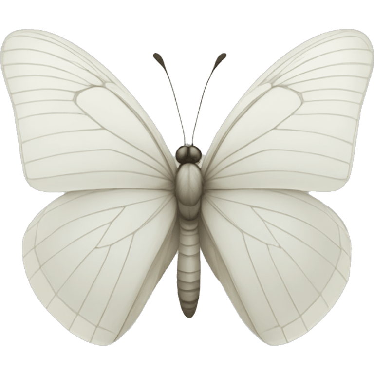 White butterfly  emoji