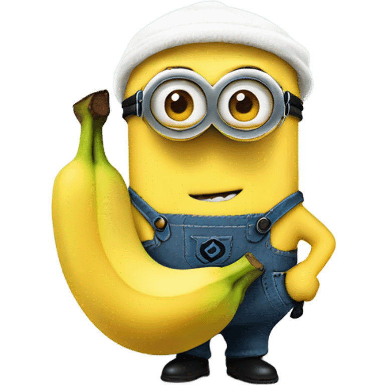 Minion with banana  emoji