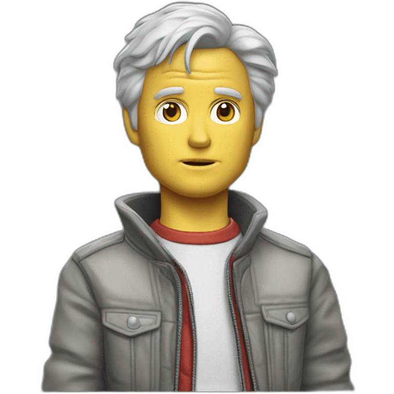 Marty mcfly retour vers le futur emoji