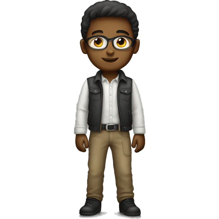 Young developer in Apple emoji