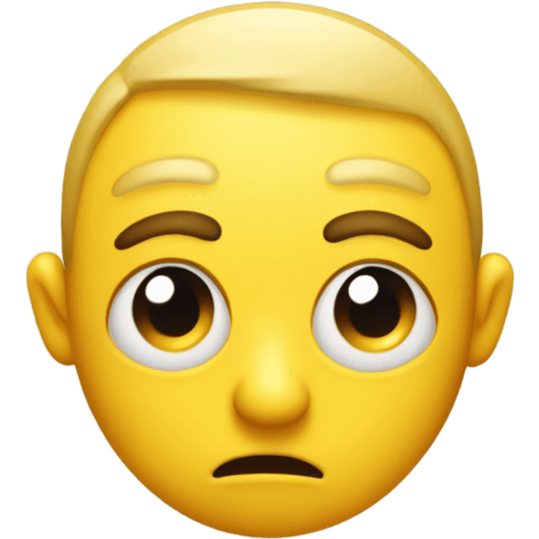 Emoji doing a side eye  emoji