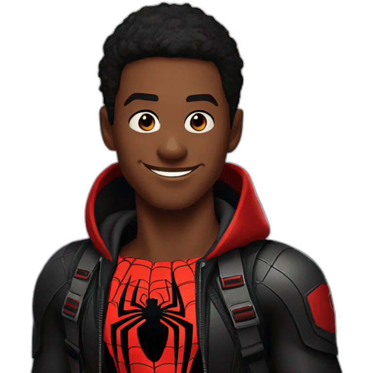 Spiderman miles morales emoji