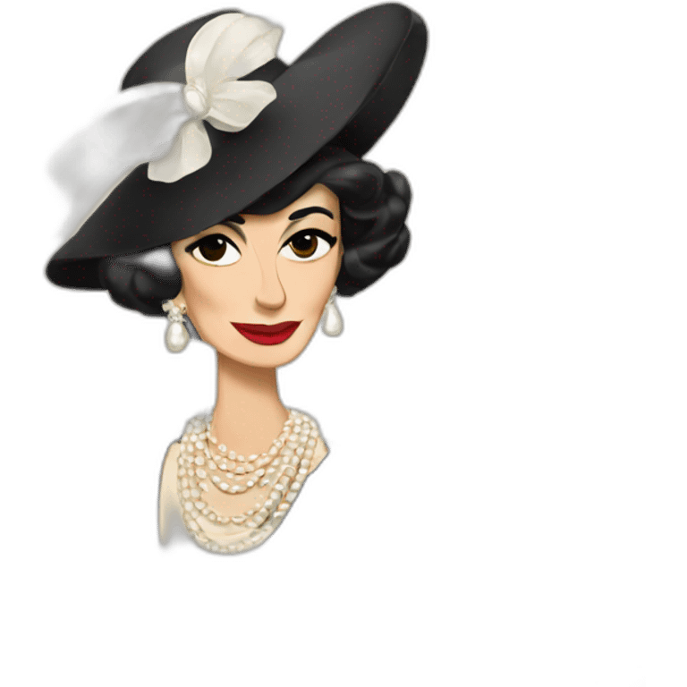 Coco Chanel emoji