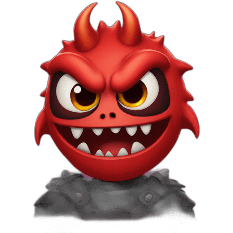 diable rouge monster emoji