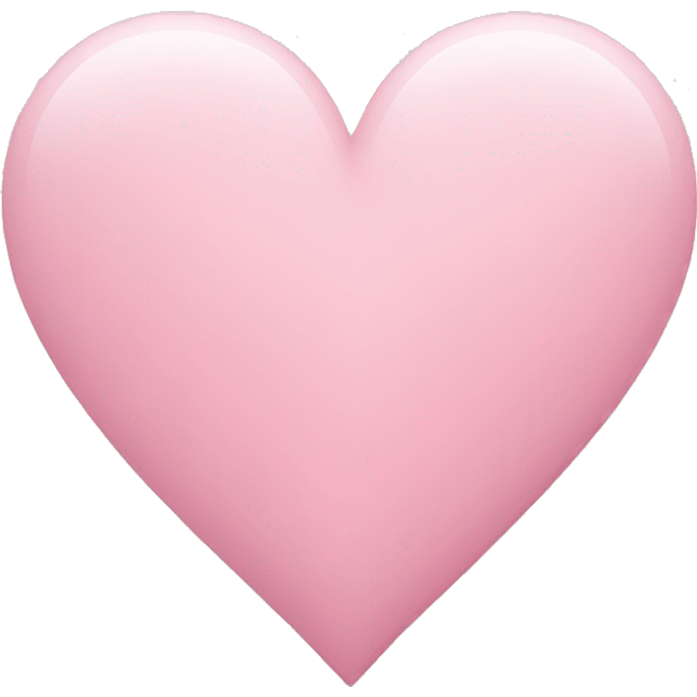 Light pink heart  emoji