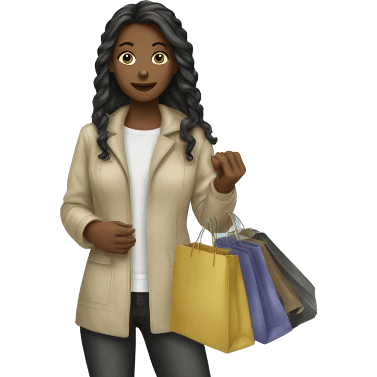 Women shopping for outfit  emoji