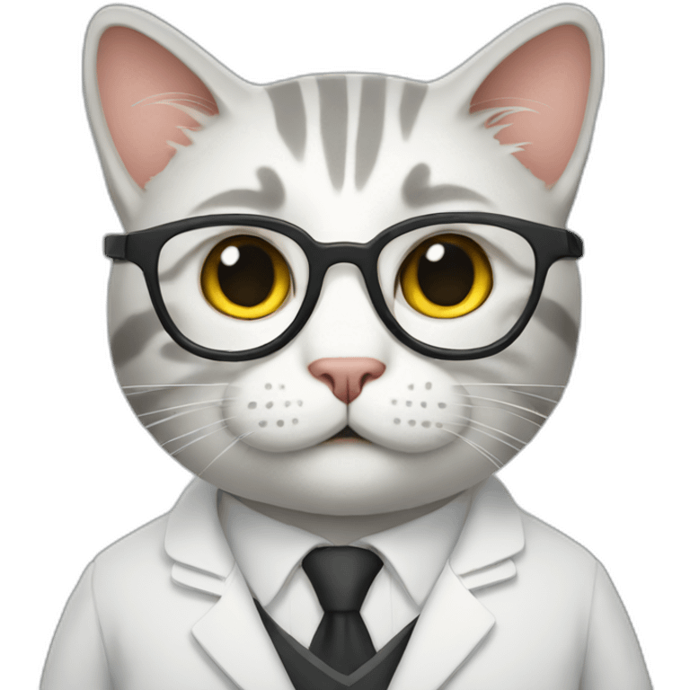 professor cat emoji