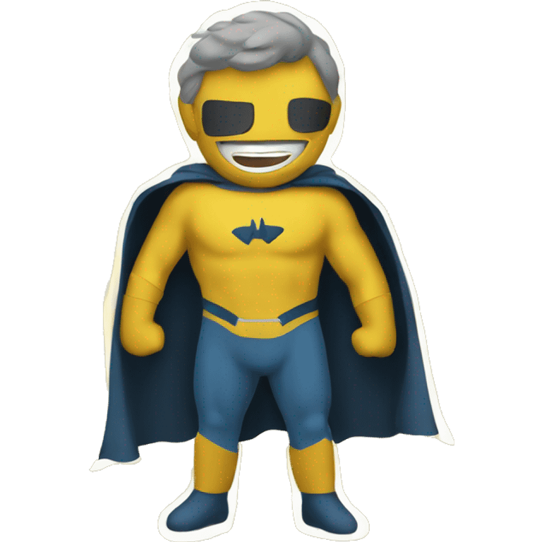 Mustard superhero emoji