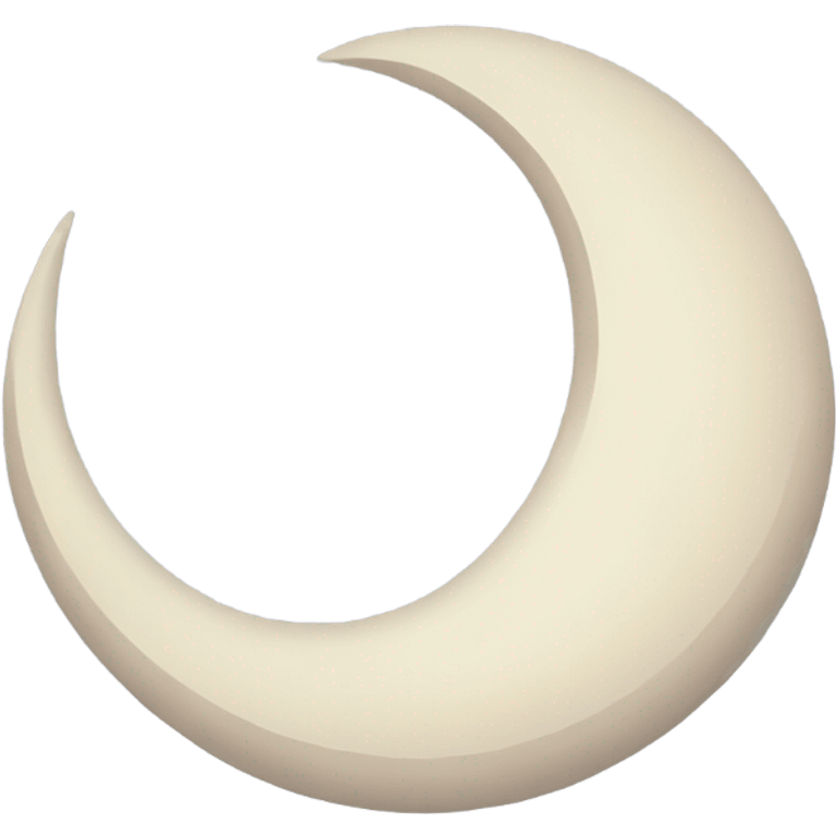 Crescent moon  emoji