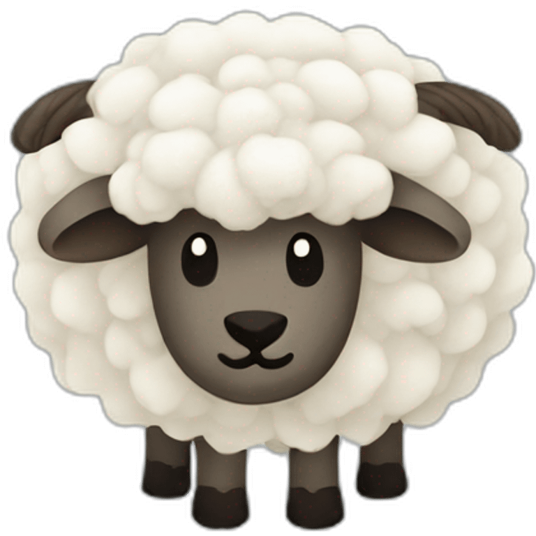 Sheep sweater emoji