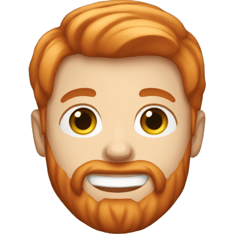 light red hair boy with a beard emoji