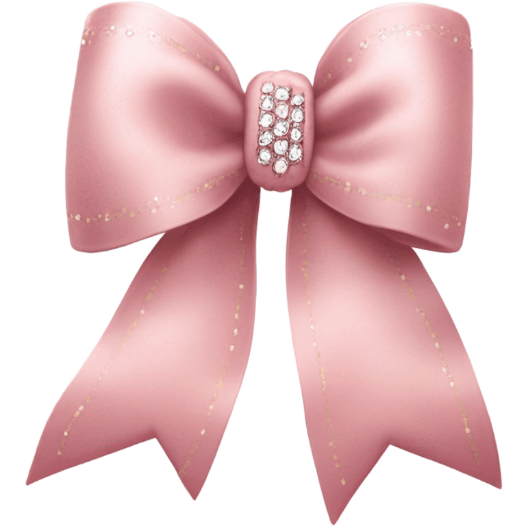 Pink girly bow emoji