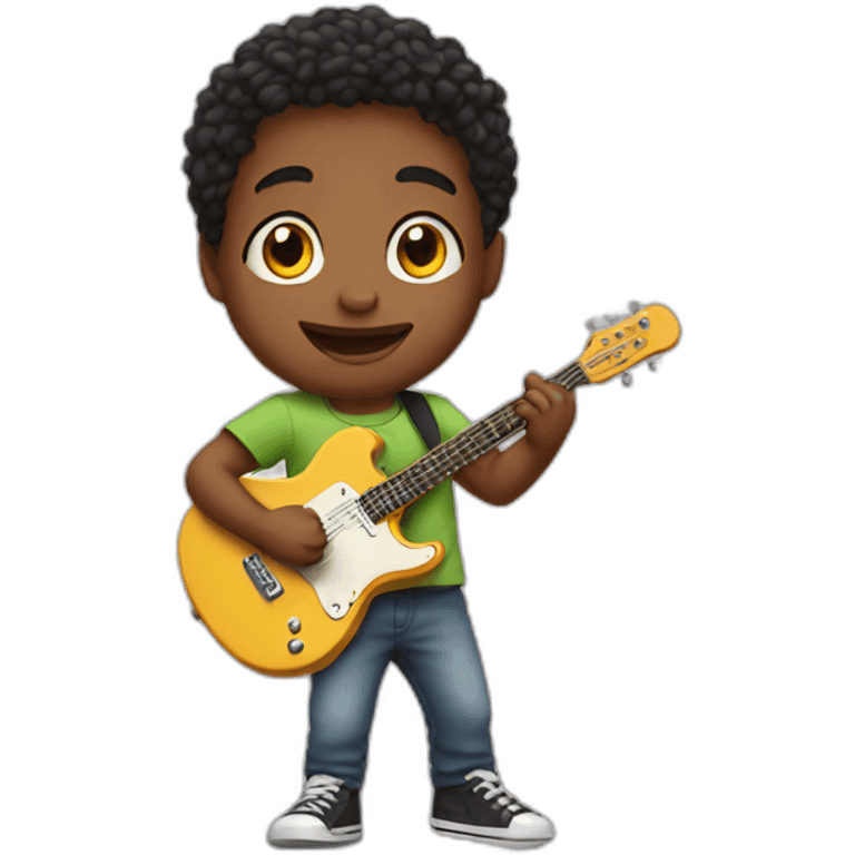 Special kids with music lo emoji