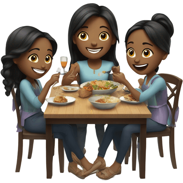 Girls Dinner emoji