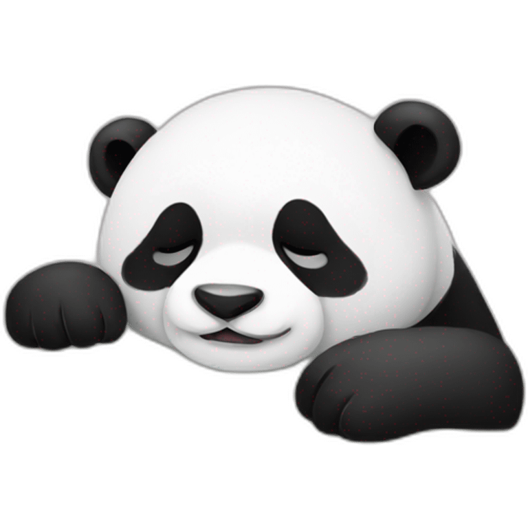 sleep panda emoji