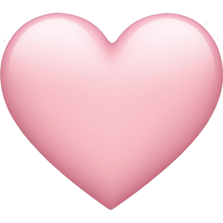 light pink heart emoji