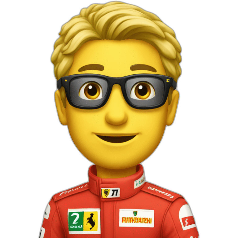 Formule 1 Ferrari emoji