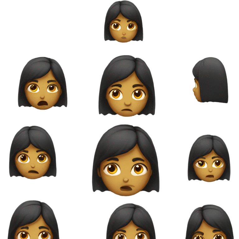 annoyed girl emoji