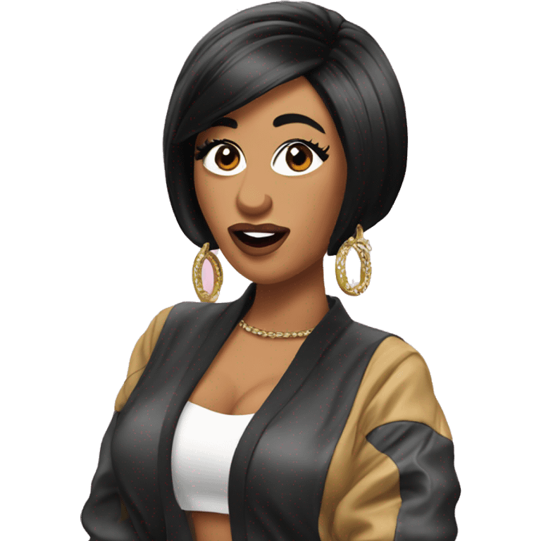 cardi b  emoji