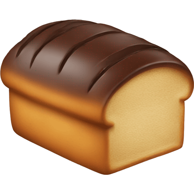 Bread and chocolate emoji