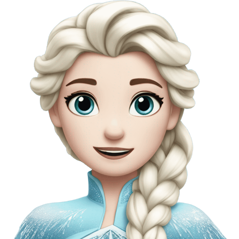 elsa from frozen emoji