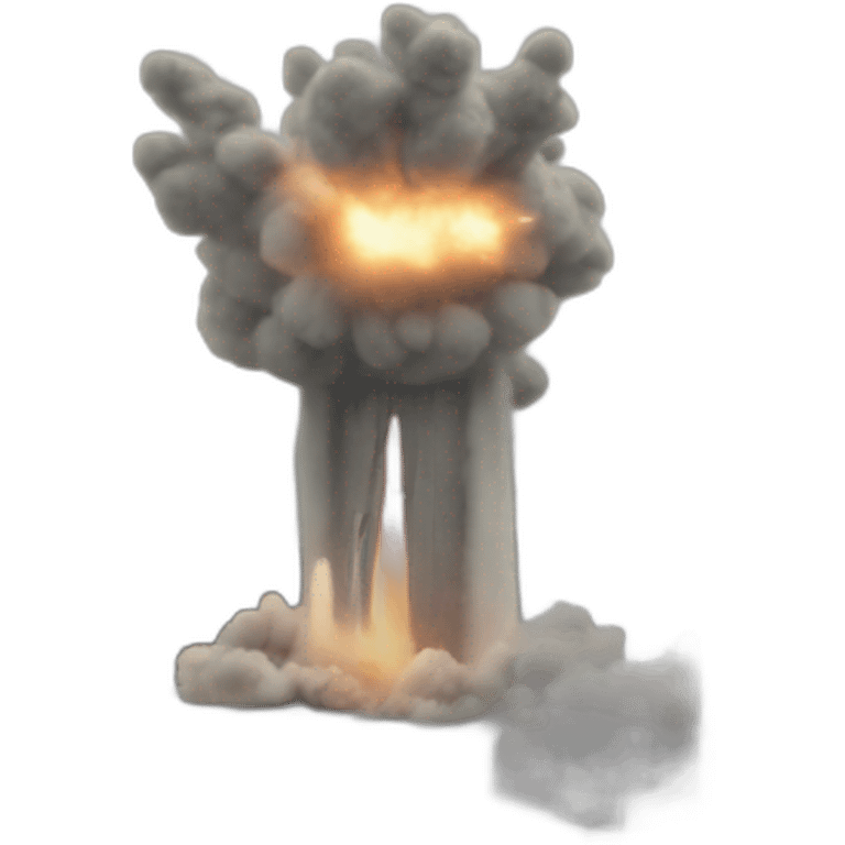 Missile attack on building emoji