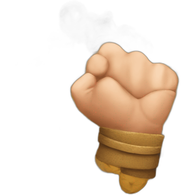 A punch  emoji