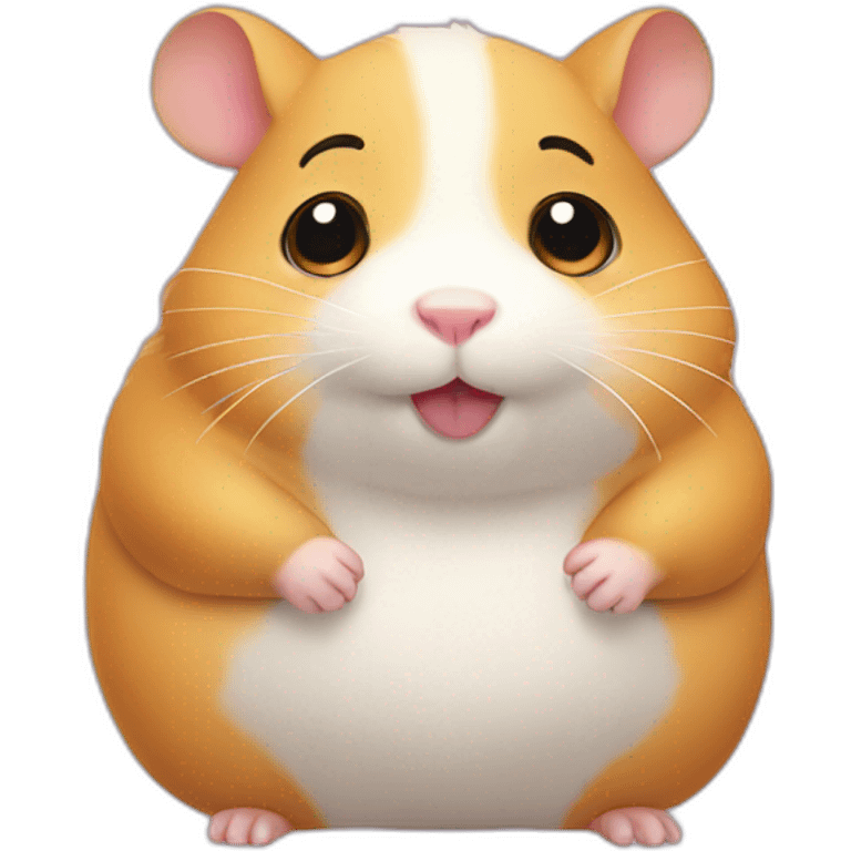 fat hamster emoji