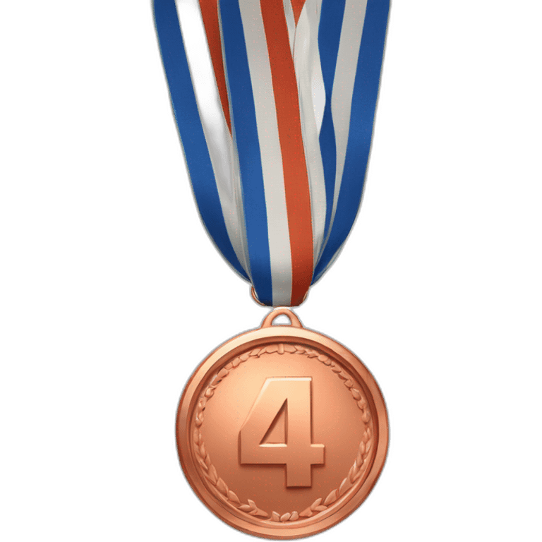 Copper 4th place medal emoji