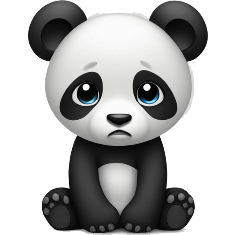 Sad panda cub emoji