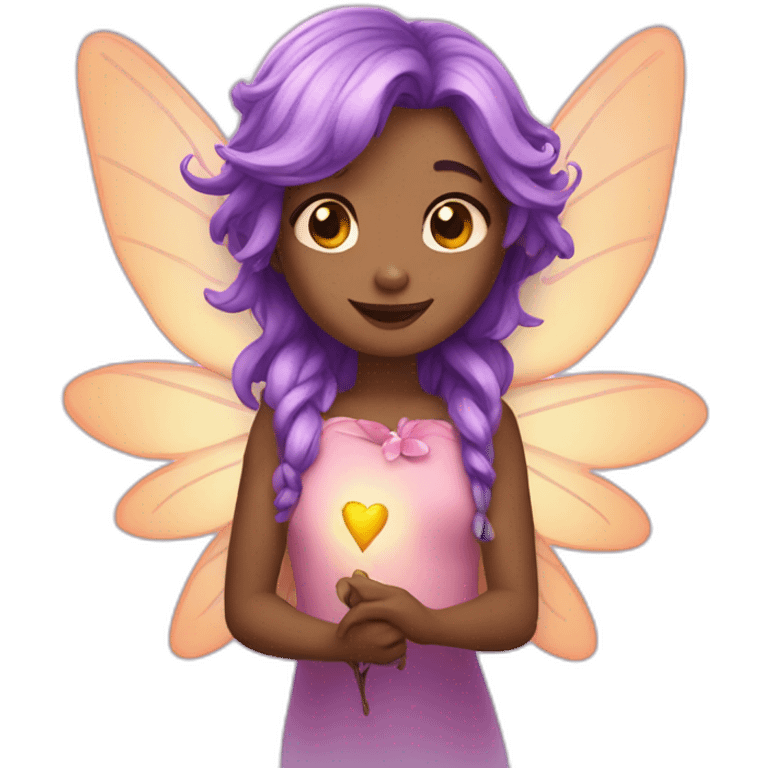 Fairy in love emoji