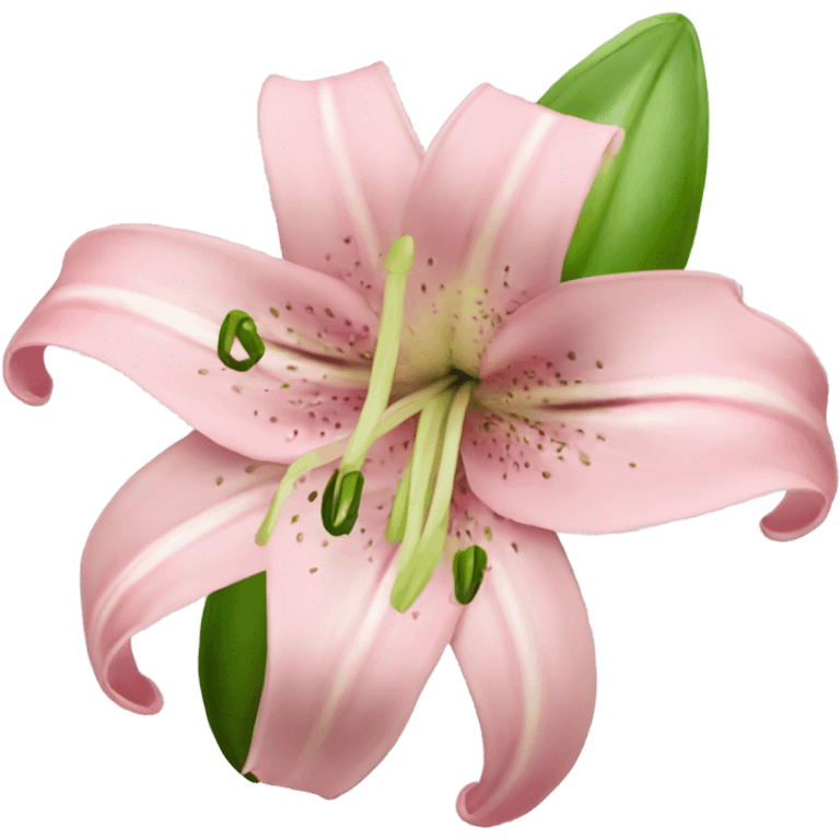 light pink lilium emoji