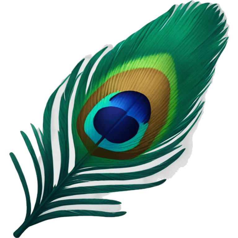 peacock feather emoji