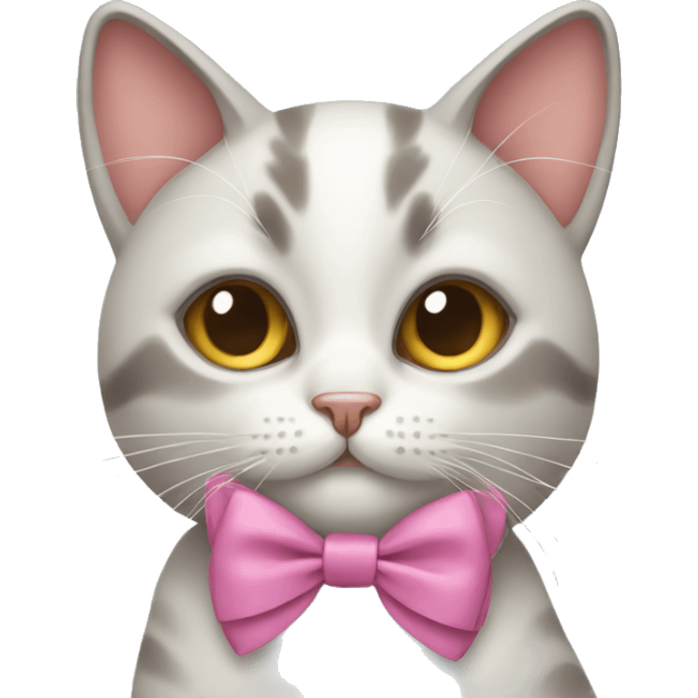 cat with bows emoji