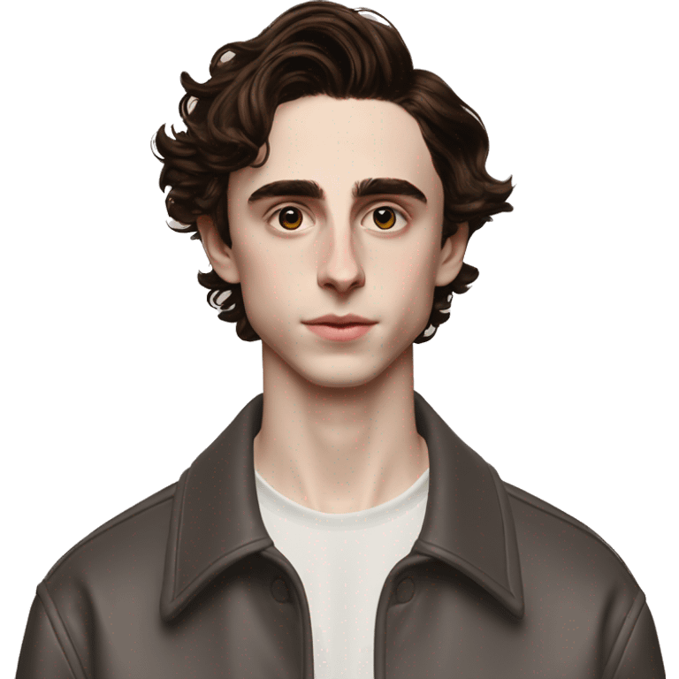 Memoji of Feminine Timothee Chalamet	Androgynous short hair, thrift store fashion	British, actor, artsy	Artsy, philosophical, patient emoji