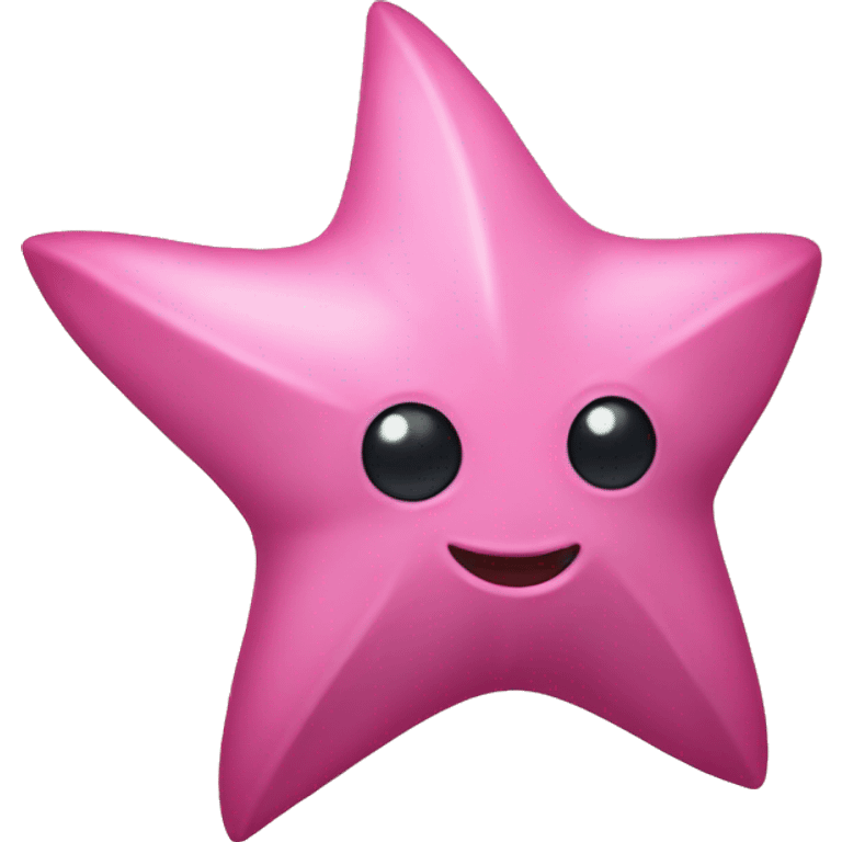 Pink bat star emoji