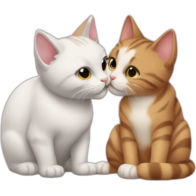 Cat kissing emoji